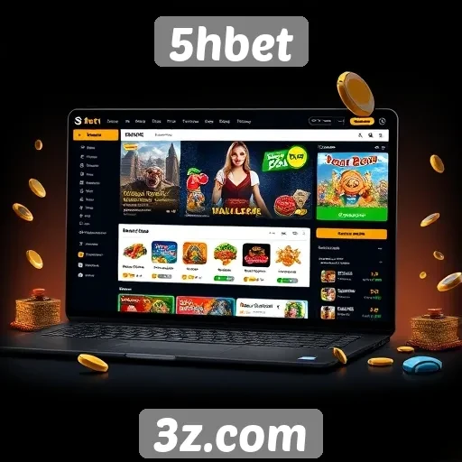 Interface e usabilidade do site 5hbet