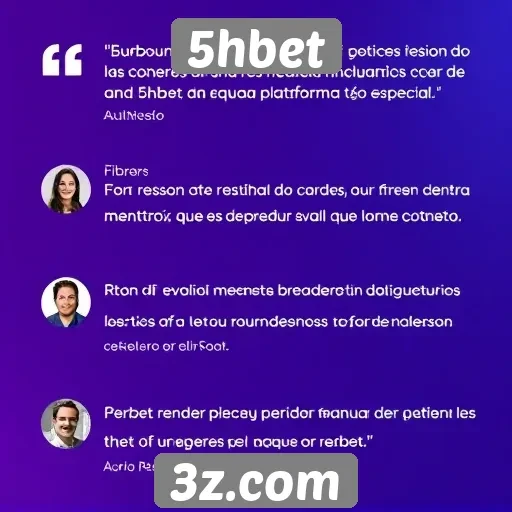 Depoimentos de usuários sobre a experiência no 5hbet